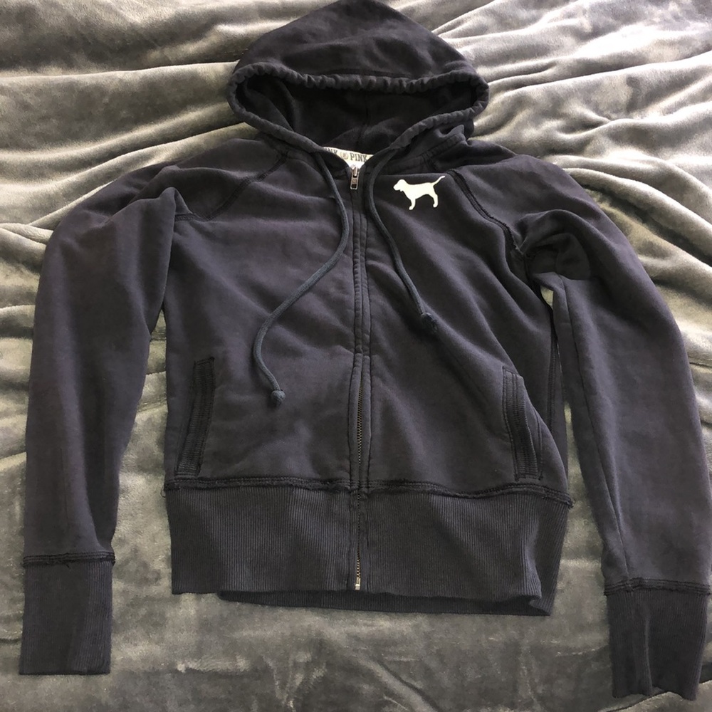 PINK Victoria's Secret Navy Sweatshirt - Picture 3 of 7